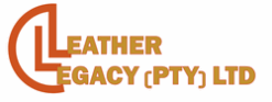 Logo of Leather Legacy (Pty) Ltd featuring stylized letters and an orange color scheme.